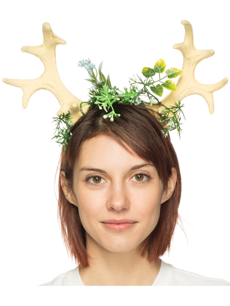 Supersoft Natural Looking Deer Antlers Headband Costume Accessory